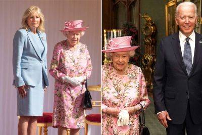 What Queen Elizabeth refused to let President Joe Biden do during tea with Jill Biden at Windsor Castle - nypost.com - Britain - USA