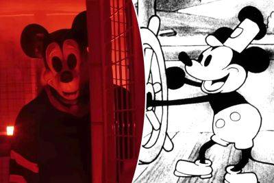 Serial killer Mickey Mouse film trailer drops same day US copyright of cartoon character expires - nypost.com - USA