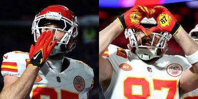 Travis Kelce Blows a Kiss & Throws Up Heart Hands for Girlfriend Taylor Swift After Scoring Touchdown - www.justjared.com - Taylor - New York - county Swift - Kansas City - city Baltimore