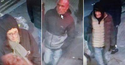 Police hunt trio after vicious Glasgow assault and robbery caught on CCTV - www.dailyrecord.co.uk - Scotland - Beyond