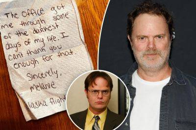 Read the surprising note ‘The Office’ star Rainn Wilson sneakily received from a flight attendant - nypost.com - state Alaska - county Wilson - city Portland