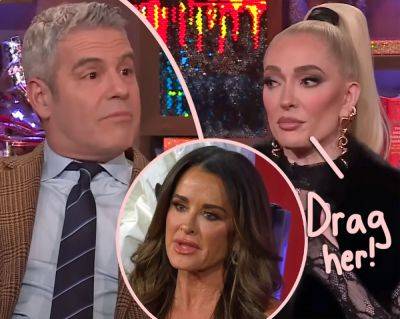 Erika Jayne Begs Andy Cohen To 'Eviscerate' Kyle Richards At RHOBH Reunion -- Because Of THIS?! - perezhilton.com