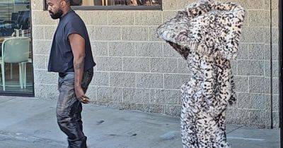 Kanye West's wife Bianca Censori wears fur coat and huge hat in latest bizarre ensemble - www.ok.co.uk - France