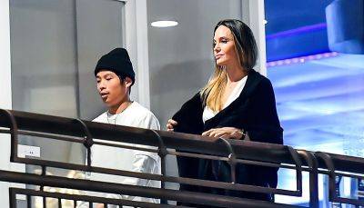Angelina Jolie & Son Pax Spotted at L.A.'s Trendiest Sushi Restaurant - www.justjared.com - Los Angeles