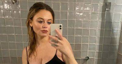 Pregnant Emily Atack 'glowing' as she shares bump update in swimsuit after surprise pregnancy news - www.manchestereveningnews.co.uk