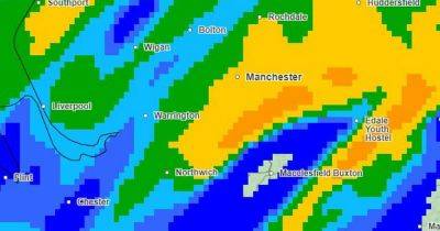 Met Office weather map shows exact time heavy rain will hit Greater Manchester with flood warnings issued - www.manchestereveningnews.co.uk - Manchester