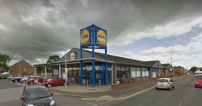 Man arrested after reports of break in at Lidl supermarket as CSI descend on scene - www.manchestereveningnews.co.uk - Manchester