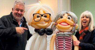Self-taught balloon artist goes viral with "brilliant" balloon people - www.manchestereveningnews.co.uk - county Howard