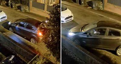 CCTV of brazen thugs stealing mum's birthday present Ford Fiesta from outside her home - www.dailyrecord.co.uk - Birmingham