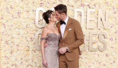 This Is Us' Justin Hartley Kisses Wife Sofia Pernas on Golden Globes 2024 Red Carpet - www.justjared.com - Beverly Hills