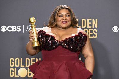 Da’Vine Joy Randolph Wins For ‘The Holdovers’ At The Golden Globes In The Best Supporting Actress In A Motion Picture-Drama - deadline.com