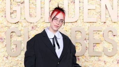 Billie Eilish Wore One of Her Thrift Store Finds to the Golden Globes - www.glamour.com