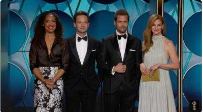 ‘Suits’ Cast Members Reunite At Golden Globes - deadline.com - USA