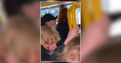 GMP issue statement as violence erupts on tram before Manchester City v Huddersfield match - www.manchestereveningnews.co.uk - Manchester
