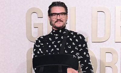 Pedro Pascal opens up about his arm injury at the Golden Globes - us.hola.com