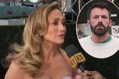 Jennifer Lopez Speaks On Ben Affleck’s Viral Moody Facial Expressions: ‘People Are Pressed’ - perezhilton.com