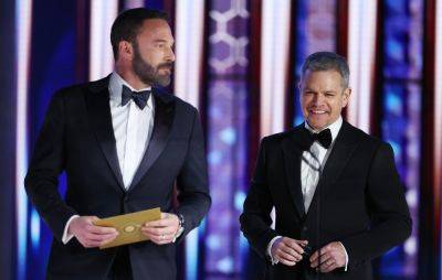 Ben Affleck surprises Matt Damon at the Golden Globes and he’s delighted - www.nme.com