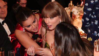 Selena Gomez Clears the Air About What She Told Taylor Swift at the Golden Globes - www.glamour.com