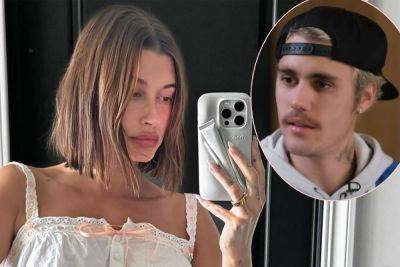 Hailey Bieber Responds To ‘Obsessed’ Fans Speculating She & Justin Are Heading For Divorce! - perezhilton.com