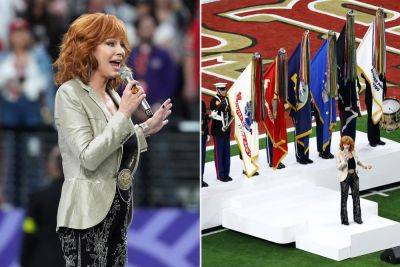 Reba McEntire gives national anthem a country flair at Super Bowl 2024 - nypost.com - San Francisco - Kansas City
