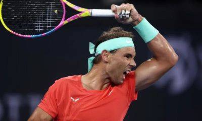 Rafa Nadal shows off impressive lung capacity as he recovers from tennis injury - us.hola.com - Australia - Spain