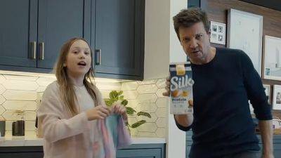Jeremy Renner Super Bowl Commercial 2024: 'Hawkeye' Actor Uses Silk Almond Milk for Daughter's Breakfast! - www.justjared.com