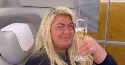 Gemma Collins blasted for flaunting wealth on first class flight amid luxury engagement - www.ok.co.uk - Dubai - Maldives