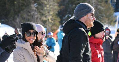 Meghan Markle and Prince Harry have fun in the snow as they ignore backlash over latest move - www.ok.co.uk - Britain - Canada