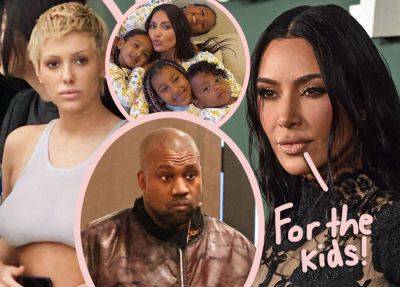 Kim Kardashian Insists Kanye West's Nearly Naked Wife 'Cover Up' Around Her Kids: Source - perezhilton.com - Australia - Miami - Chicago