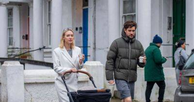 Jack Whitehall and Roxy Horner take baby for stroll as he gushes over 'adorable' daughter - www.ok.co.uk - London