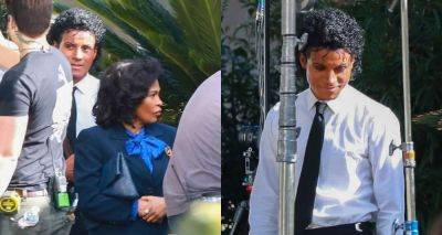 Jaafar Jackson Transforms Into Michael Jackson While Filming Biopic with On-Screen Mom Nia Long - www.justjared.com