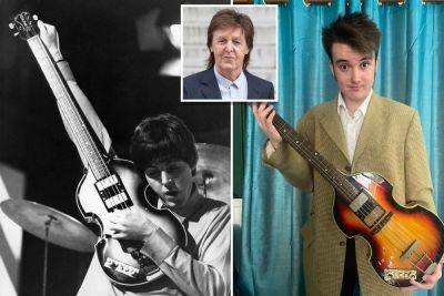 Paul McCartney reunited with beloved bass used to record hits like ‘Love Me Do’ 51 years after it was stolen - nypost.com - county Love
