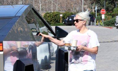 Lady Gaga Spotted Getting Into a Tesla CyberTruck After Malibu Coffee Run - www.justjared.com - county Coffee