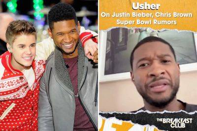 Usher breaks silence on Justin Bieber’s Super Bowl halftime show absence: He wanted ‘to tell a different story’ - nypost.com