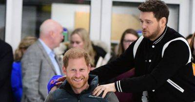 Prince Harry and Meghan Markle serenaded by Michael Buble after attempting wheelchair curling - www.ok.co.uk - Canada - city Vancouver