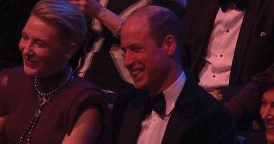 Prince William caught in awkward BAFTAs moment as host pokes fun at Royal Family - www.ok.co.uk - county Hall
