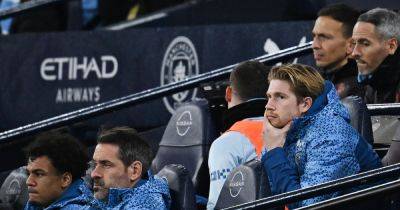 Kevin De Bruyne suffers Man City injury setback with Manchester United and Liverpool FC on horizon - www.manchestereveningnews.co.uk - Manchester - city Copenhagen