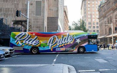 Sydney Gets a Rainbow Ride: CDC NSW Launches Second “Ride with Pride” Bus - gaynation.co