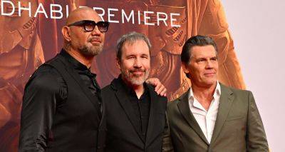 Dave Bautista, Josh Brolin, & Director Denis Villeneuve Bring 'Dune: Part Two' to Abu Dhabi - www.justjared.com - London - Uae