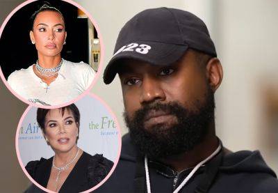 Did Kanye West Take A Swipe At Kim Kardashian & Kris Jenner In New Song?! - perezhilton.com