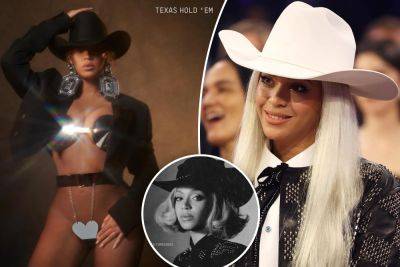 Beyoncé makes history as first black woman with No. 1 country song thanks to ‘Texas Hold ’Em’ - nypost.com - Texas - Oklahoma - county Love