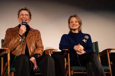 ‘Nyad’ Stars Annette Bening and Jodie Foster Recall Wearing a Simliar Dress at the Oscars: ‘I Don’t Give a S—‘ - variety.com - USA