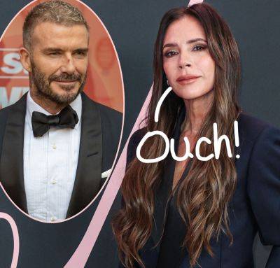 Oh No! Victoria Beckham Broke Her Foot In A Nasty Fall While Working Out! - perezhilton.com