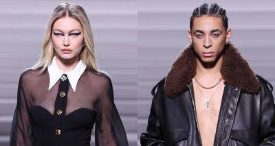 Gigi Hadid & Solange Knowles' Son Julez Smith Hit the Runway for Versace Fashion Show in Milan - www.justjared.com - New York - Italy