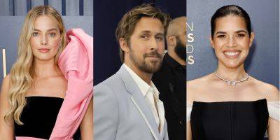 Margot Robbie, Ryan Gosling & America Ferrera Bring 'Barbie' to SAG Awards 2024 - www.justjared.com - Los Angeles - county Ellis