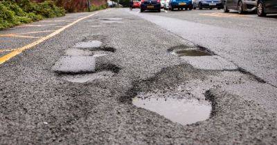 Roads could 'literally crumble away' as shocking report reveals record number of pothole call-outs - www.manchestereveningnews.co.uk - Manchester