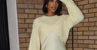 This Morning's Rochelle Humes dresses for spring in £60 pretty pastel yellow dress - www.ok.co.uk
