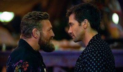 'Road House' Stars Jake Gyllenhaal & Conor McGregor Talk Differing Opinions on Streaming vs. Theatrical Release - www.justjared.com