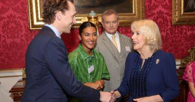Camilla chats to Tom Hiddleston and Sir Lenny Henry at star-studded Buckingham Palace event - www.ok.co.uk - Taylor - county Thomas - county Swift - county King And Queen - city Kingston, county Thomas