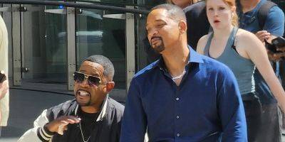 Will Smith & Martin Lawrence Pal Around on Set of 'Bad Boys 4' After Filming Major Scene - www.justjared.com - Miami - Florida